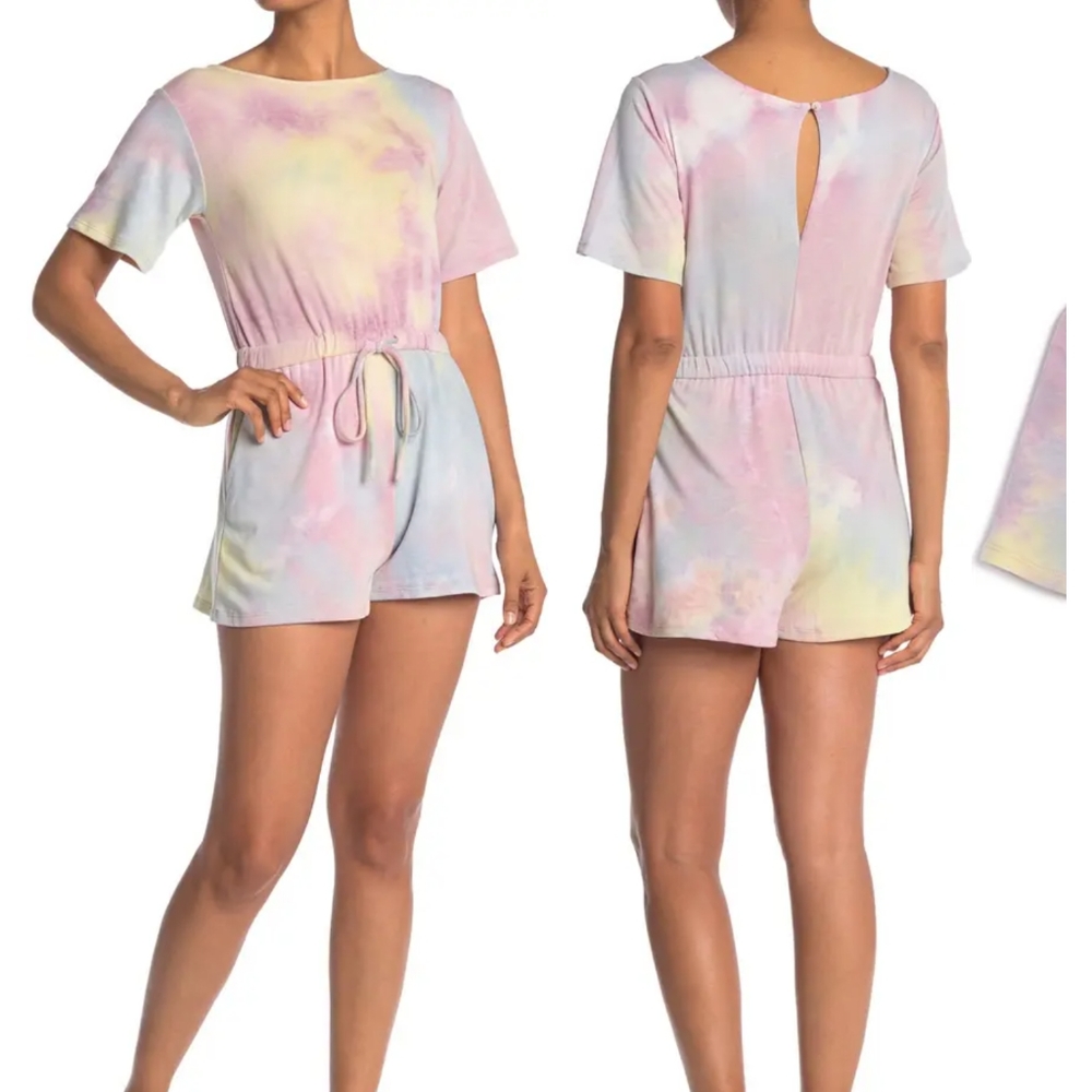 Tie-Dye French Terry Romper